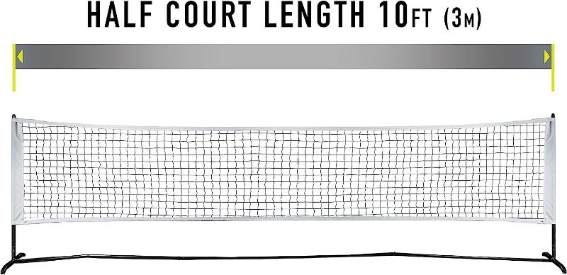 Photo 1 of (USED  AND JUST NET ONLY) Franklin Sports Half Court Size Pickleball Net by Franklin Pickleball - Includes 10ft Net,
