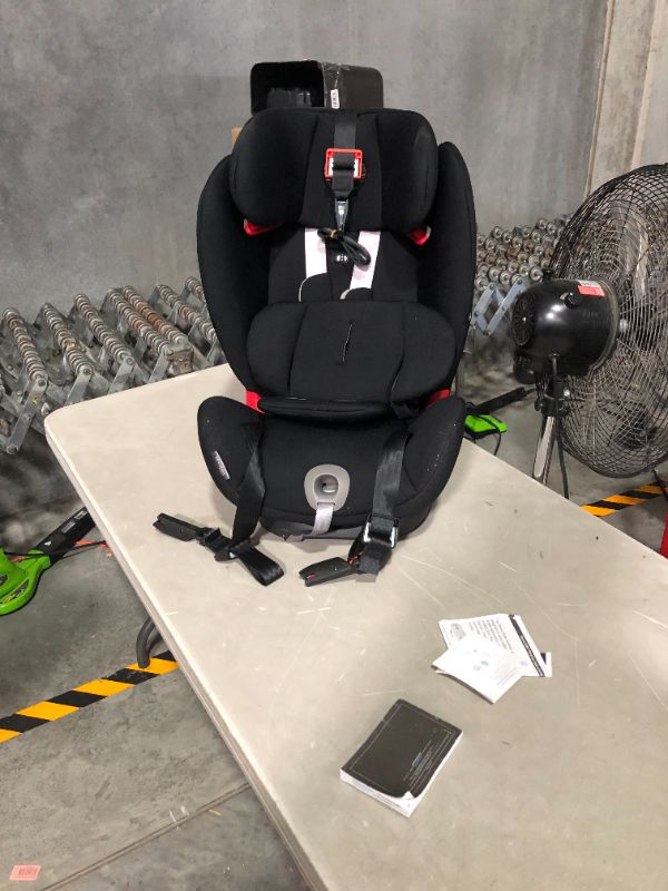 Photo 6 of (used and dirty) CYBEX Eternis S with SensorSafe, Convertible Car Seat for Birth Through 120 Pounds, Up to 10 Years of Use, Chest Clip Syncs with Phone for Safety Alerts, Toddler & Infant Car Seat, Lavastone Black