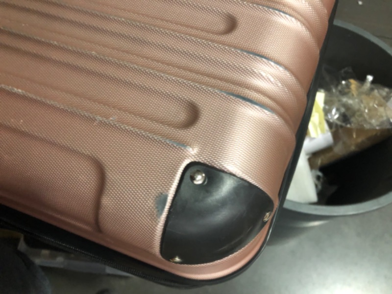 Photo 10 of **MISSING ITEM** 
Travelers Club Midtown Hardside 4-Piece Luggage Travel Set, Rose Gold