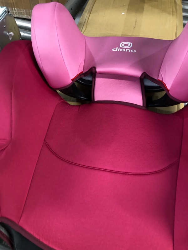 Photo 2 of Diono Cambria 2 XL 2022, Dual Latch Connectors, 2-in-1 Belt Positioning Booster Seat, High-Back to Backless Booster with Space and Room to Grow, 8 Years 1 Booster Seat, Pink