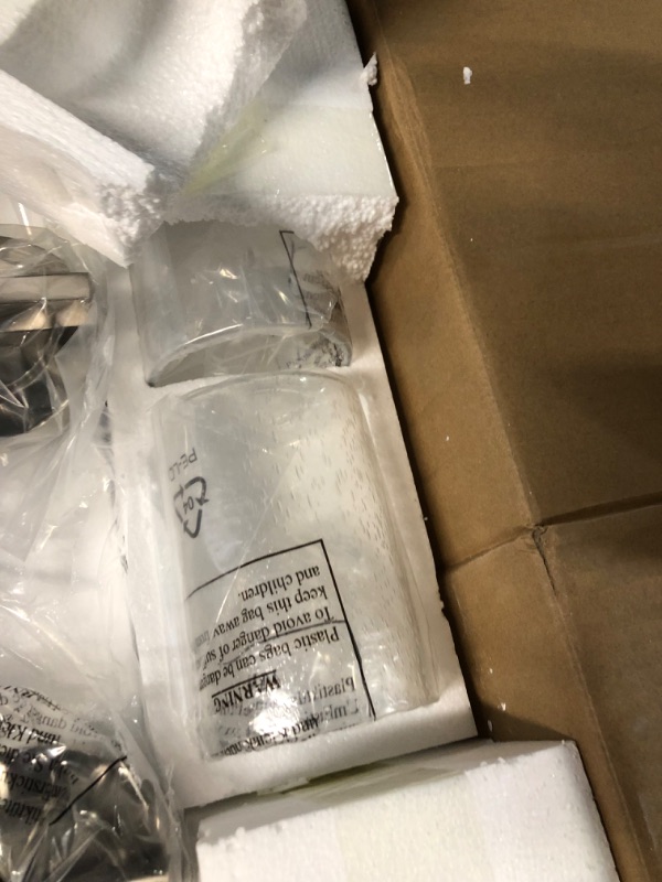 Photo 1 of *SEE NOTES* BONLICHT Brushed Nickel Bathroom Light Fixtures 5 Light Modern V-40.1 inch