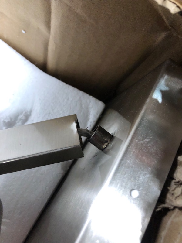 Photo 1 of *SEE NOTES* BONLICHT Brushed Nickel Bathroom Light Fixtures 5 Light Modern V-40.1 inch