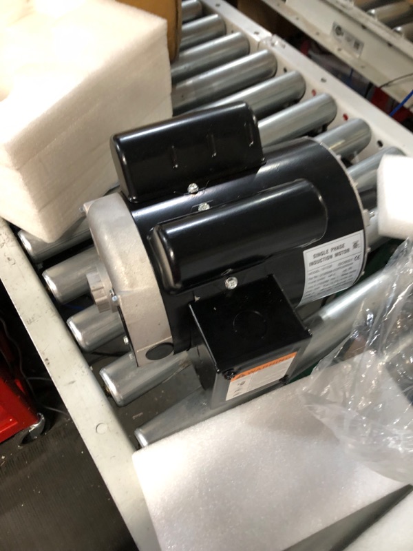 Photo 2 of *SEE NOTES* 2HP Electric Motor 3450RPM General Purpose Single Phase Motor 115/230V 5/8" Shaft Diameter CW/CCW ODP 60HZ 2HP 3450 RPM