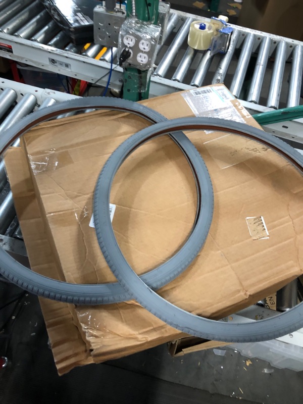 Photo 1 of *SEE NOTES* The Aftermarket Group Wheelchair Tire, Pneumatic, LIGHT GREY Tread, 24" x 1-3/8", TAG111222 Pneumatic Rear Tire SET OF TWO