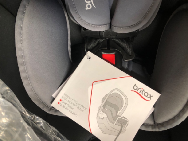 Photo 7 of Britax Willow Brook Baby Travel System, Infant Car Seat and Stroller Combo with Aspen Base, ClickTight Technology, RightSize System and 4 Ways to Stroll, Onyx Glacier Willow Brook Onyx Glacier