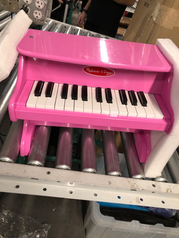 Photo 6 of *SEE NOTES* Melissa & Doug Learn-to-Play Pink Piano With 25 Keys and Color-Coded Songbook - Baby Piano, Kids Piano Toy, Toddler Piano Toys For Ages 4+