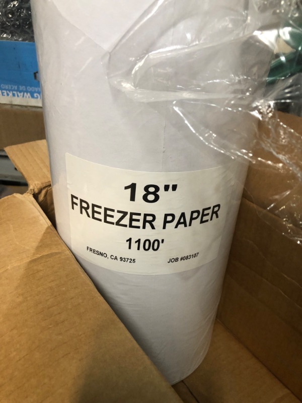 Photo 4 of IDL Packaging 18" x 1100' Freezer Paper Roll for Meat and Fish – Plastic Coated Freezer Wrap for Maximum Protection – Safer Choice than Wax Paper – Wrapping and Freezing Food