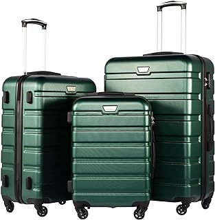 Photo 1 of ***SEE NOTES***Coolife Luggage 3 Piece Set Suitcase Spinner Hardshell Lightweight TSA Lock
