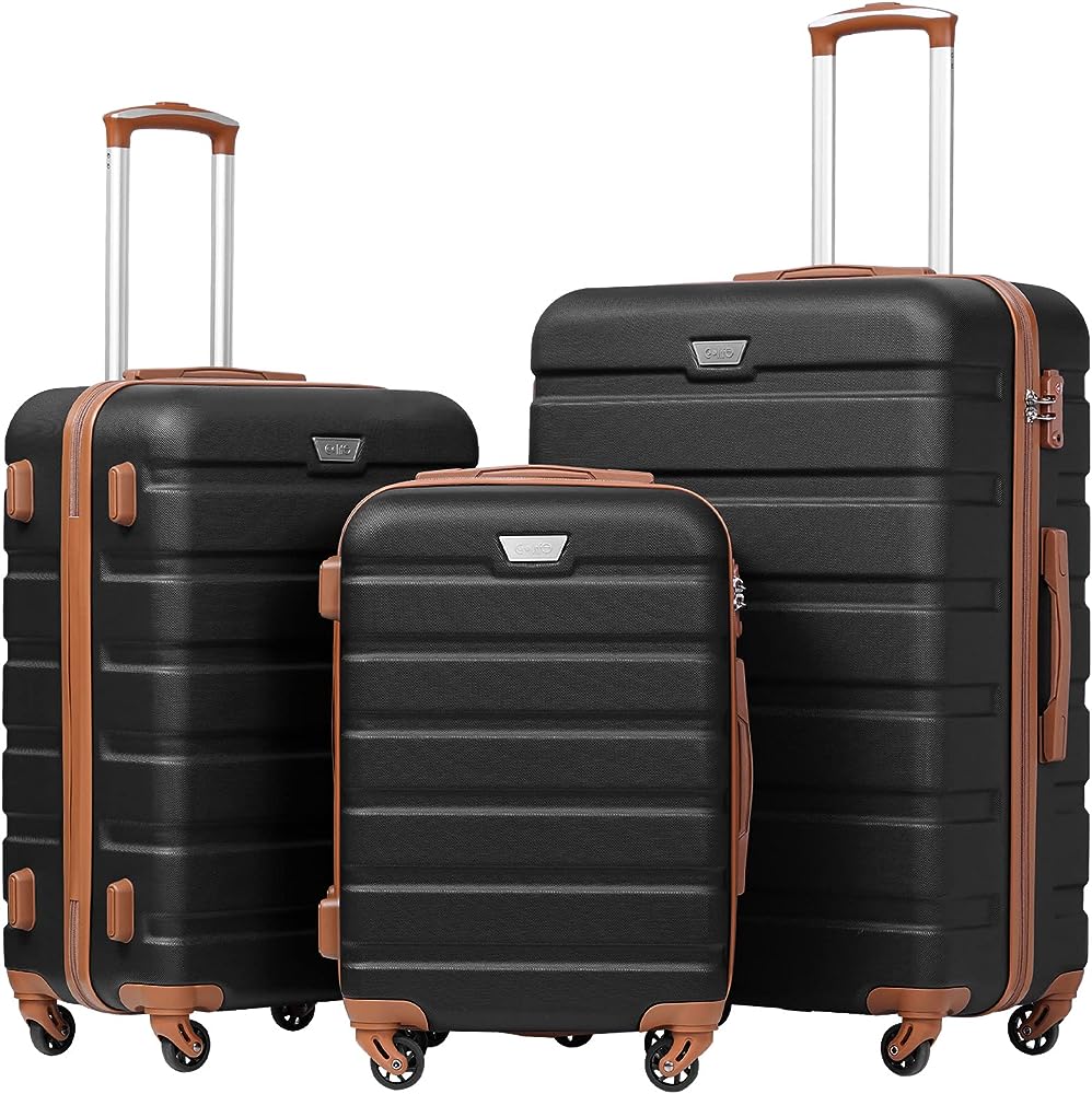 Photo 1 of Coolife Luggage 3 Piece Set Suitcase Spinner Hardshell Lightweight TSA Lock