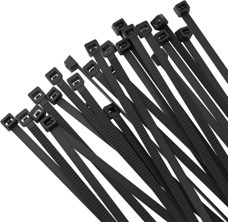 Photo 1 of ***BUNDLE***No Returns*** TEVADO 100 Pack Cable Zip Ties Heavy Duty 12 In (3 packs)