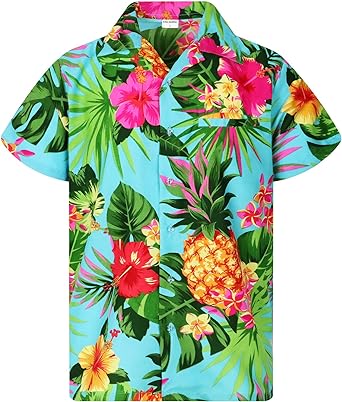 Photo 1 of Hawaiian Shirt Men Funky Casual Button Down Shortsleeve (XL)