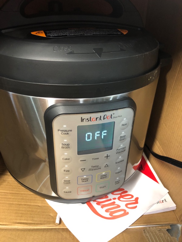 Photo 5 of ***LARGE DENT - SEE PICTURES - POWERS ON***
Instant Pot Duo Plus 9-in-1 Electric Pressure Cooker, 8 Quart
