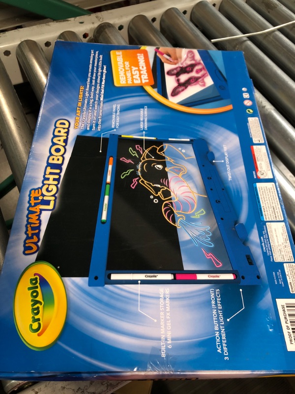 Photo 2 of Crayola Ultimate Light Board for Drawing & Coloring, Kids Light Up Toys and Gifts, Ages 6, 7, 8, 9 White White Dry Erase Board