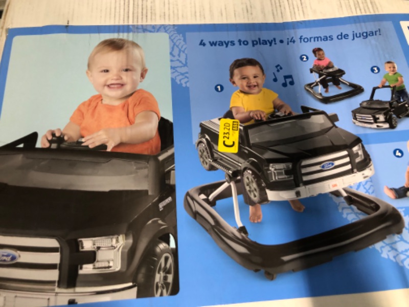 Photo 2 of Bright Starts Ways to Play Walker™ - Ford F-150, Agate Black, 4-in-1 Walker Ages 6 Months+ Ford F-150 Agate Black