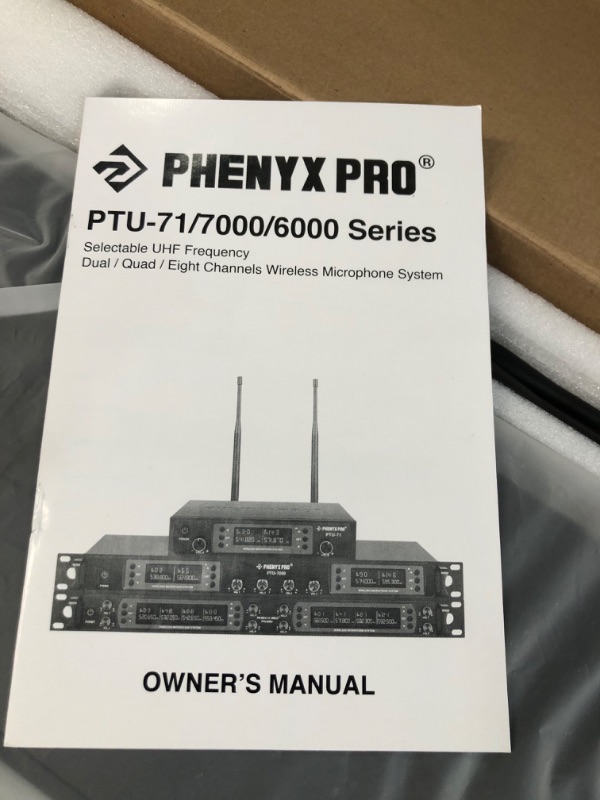 Photo 6 of USED - Phenyx Pro Wireless Microphone System, 