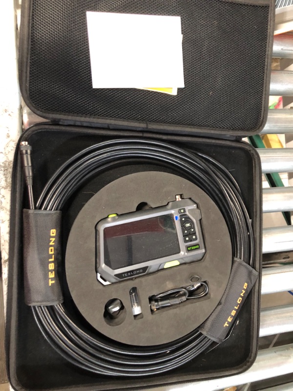 Photo 4 of 50ft Sewer Inspection Camera, Teslong Drain Pipe Endoscope Borescope,