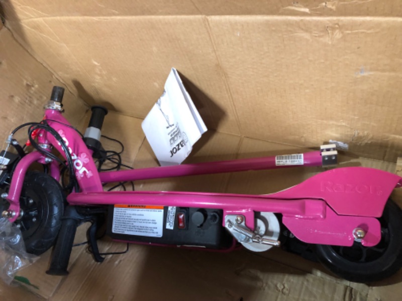 Photo 3 of Razor 13111261 E100 Electric Scooter (Pink)