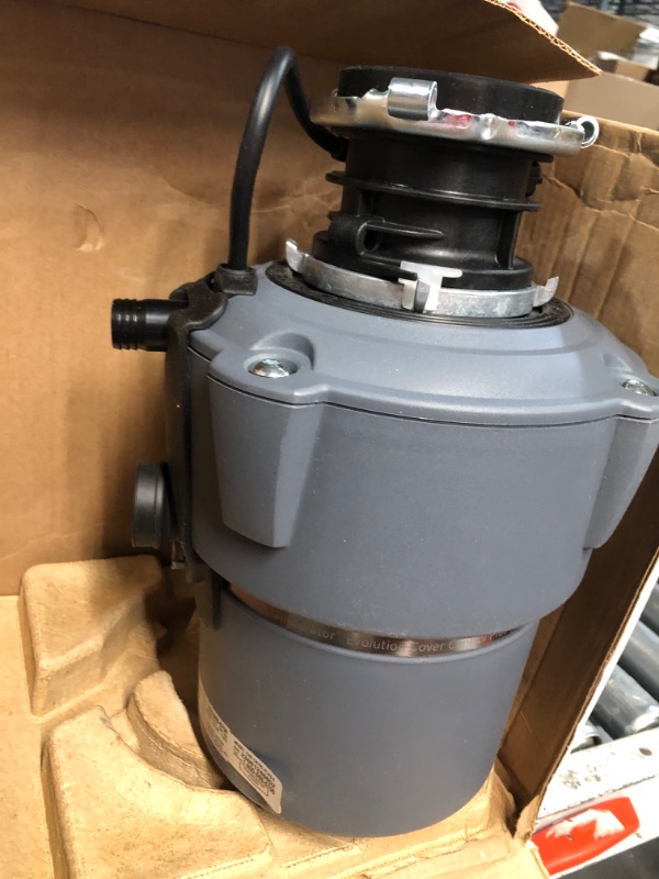 Photo 2 of **PARTS** **NO POWER**  InSinkErator Garbage Disposal, Evolution Cover Control Plus, Quiet Series, 3/4 HP Batch Feed