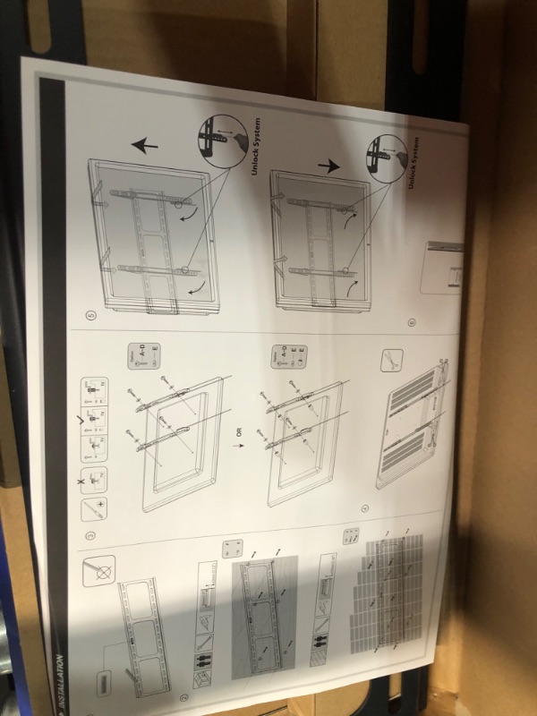 Photo 4 of Gibbon Mounts Fixed TV Wall Mounts- Low Profile TV Bracket Mounts for Most 42-100" LED/LCD Flat Screen TVs, 