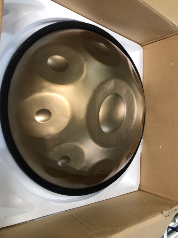 Photo 1 of AS TEMAN HANDPAN, 2022 Handpan drum instrument in G Minor 9 Notes 18 inches Steel Hand Drum