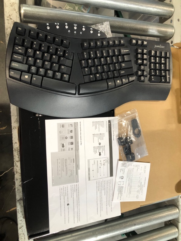 Photo 3 of Wireless Ergonomic Keyboard with Gel Wrist Rest Bundle