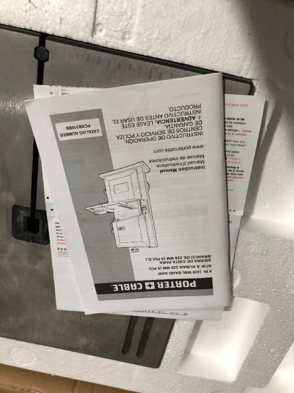 Photo 7 of ***USED AND DIRTY - UNABLE TO TEST***
Porter-Cable 9-in 2.5-Amp Stationary Band Saw