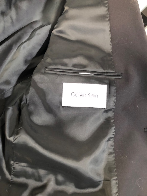 Photo 3 of Calvin Klein Skinny Fit Men’s Suit Separates with Performance Stretch Fabric Jacket 46 Black