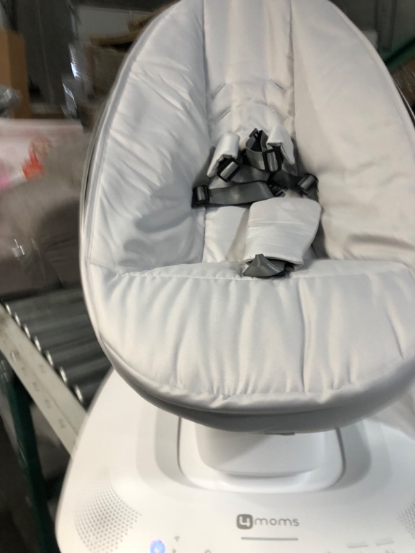 Photo 2 of 4moms MamaRoo Multi-Motion Baby Swing, Bluetooth Baby Swing with 5 Unique Motions, Grey