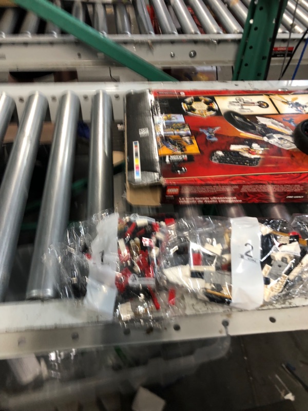 Photo 3 of 6 BAGS CONFIRMED AND 1 TIRE -LEGO NINJAGO Legacy Ultra Sonic Raider 71739 Building Kit with a Motorcycle, Plane and Collectible Minifigures; New 2021 (725 Pieces) 