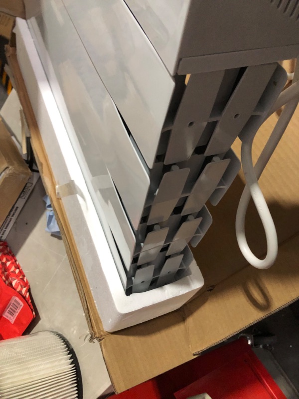 Photo 1 of *MAJOR DAMAGE*
BREEZEHEAT Panel Heater-Electric Wall Heaters-800W Electric Heater White