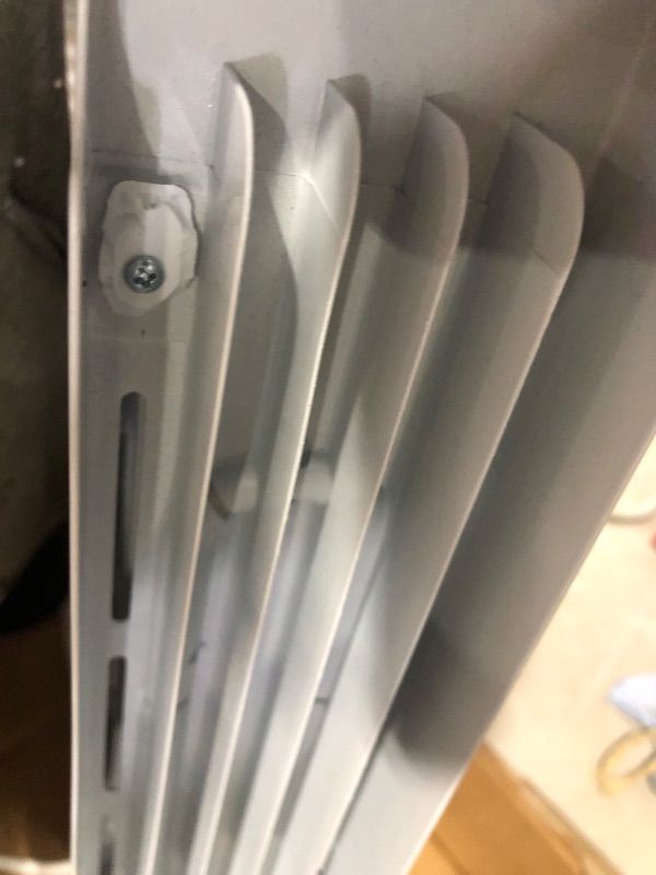 Photo 1 of *MAJOR DAMAGE*
BREEZEHEAT Panel Heater-Electric Wall Heaters-800W Electric Heater White