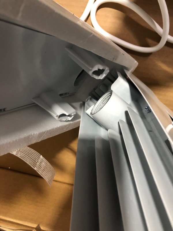 Photo 1 of *MAJOR DAMAGE*
BREEZEHEAT Panel Heater-Electric Wall Heaters-800W Electric Heater White