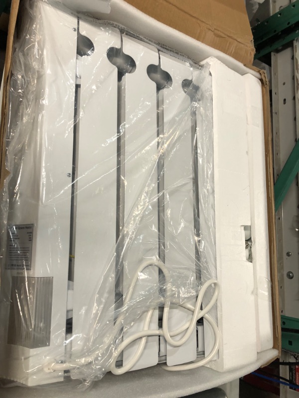 Photo 1 of *MAJOR DAMAGE*
BREEZEHEAT Panel Heater-Electric Wall Heaters-800W Electric Heater White