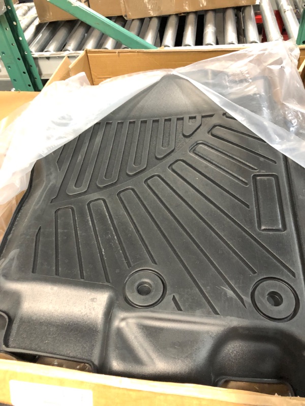 Photo 2 of Auxko All Weather Floor Mats Fit for Nissan Frontier 2022-2023 TPE Rubber Liners Frontier Accessories Set All Season Guard Odorless Anti-Slip Floor Mats