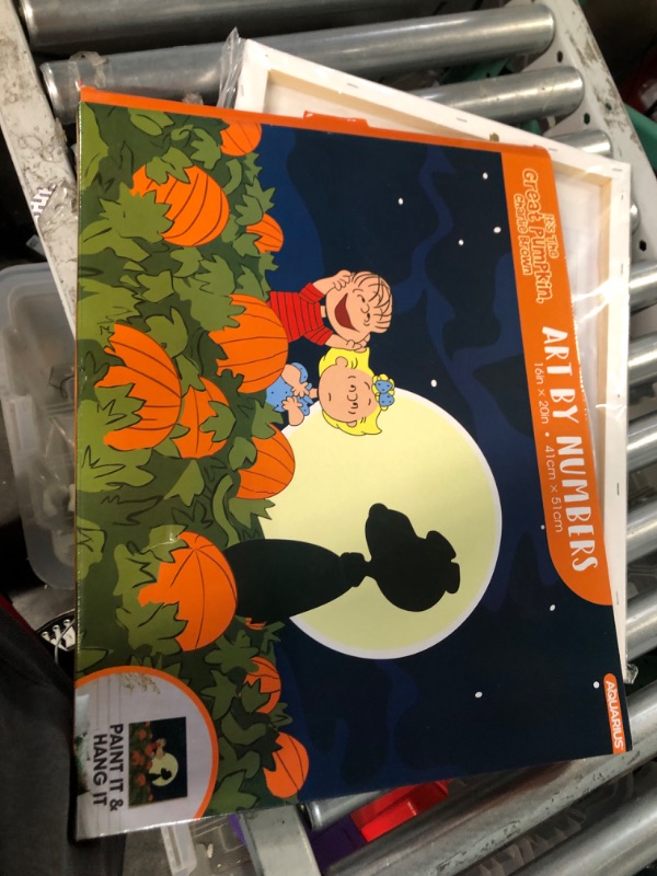 Photo 1 of AQUARIUS - Peanuts It’s The Great Pumpkin Charlie Brown Art by Numbers It's The Great Pumpkin