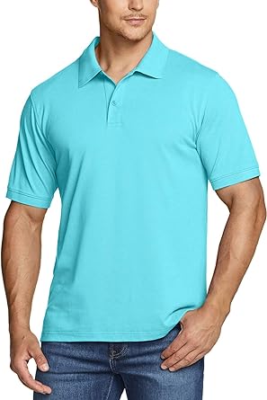 Photo 1 of  Men's Cotton Pique Polo Shirts, Classic Fit small