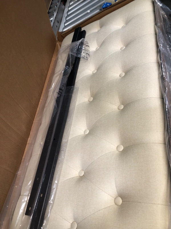 Photo 2 of ZINUS Trina Upholstered Headboard/Button Tufted 