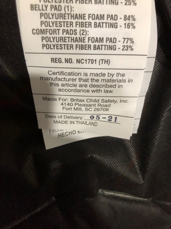 Photo 8 of **COVER CAME OFF** NEEDS TO BE PUT BACK ON  Britax B-Safe Gen2 Infant Car Seat, Cobblestone SafeWash [Amazon Exclusive] Gen2 Cobblestone