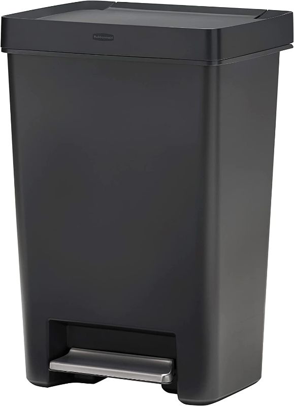 Photo 1 of [READ NOTES]
Rubbermaid Premier Series II Step-On Trash Can for Home and Kitchen, with Lid Lock and Slow Close, 13 Gallon, Charcoal