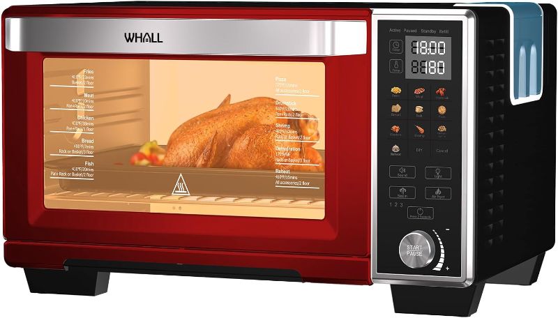 Photo 1 of ***DOES NOT POWER ON - UNABLE TO TROUBLESHOOT***
WHALL Toaster Oven Air Fryer, Max XL Large 30-Quart Smart Oven,11-in-1