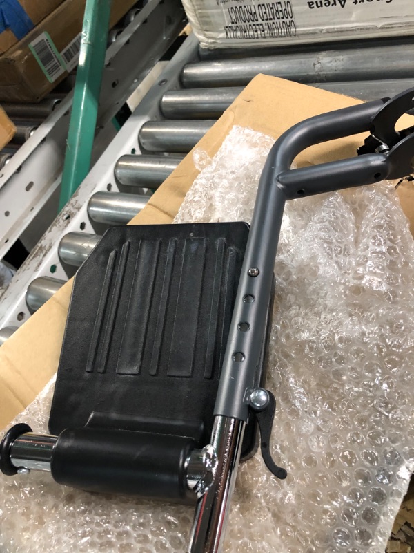 Photo 3 of [READ NOTES]
Wheelchair Swingaway Legrest Aluminum Footplates & Heel Loops (Pair) (Black)