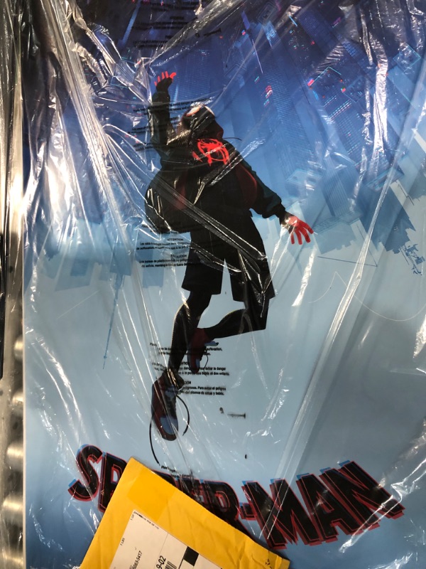 Photo 3 of [FOR PARTS, READ NOTES]
Trends International Marvel Spider-Man - Into The Spider-Verse - Falling Wall Poster, 22.375" x 34", Black Framed Version 22.375" x 34" Black Framed Version