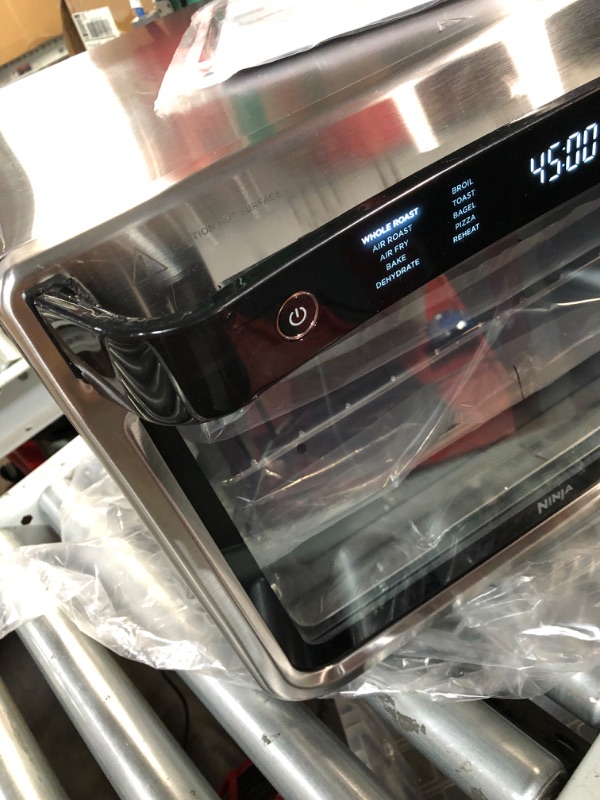 Photo 8 of [READ NOTES]
Ninja DT201 Foodi 10-in-1 XL Pro Air Fry Digital Countertop Convection Toaster Oven with Dehydrate and Reheat, 1800 Watts