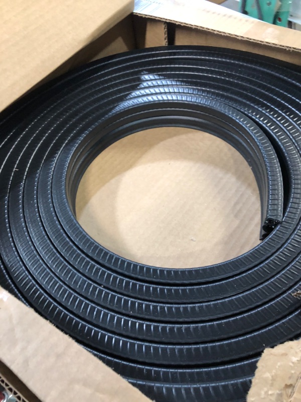 Photo 3 of AP Products 0121.2137 018-181-BB Slide Double Bulb Seal with Slide-On Clip, Black, 1.5 Inch x 3/4 Inch x 25 Foot