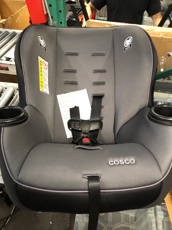 Photo 2 of Cosco Onlook 2-in-1 Convertible Car Seat, Rear-Facing 5-40 pounds and Forward-Facing 22-40 pounds and up to 43 inches, Black Arrows