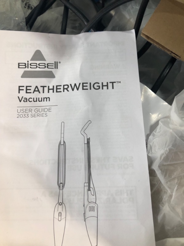 Photo 1 of ***READ NOTES***Bissell Featherweight Stick Lightweight Bagless Vacuum With Crevice Tool, 2033, One Size Fits All, Blue