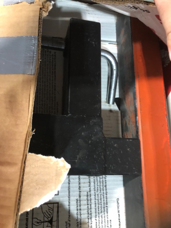 Photo 1 of ***READ NOTES*** 60" 4000lbs Clamp on Pallet Forks Heavy Duty Tractor Forks with Adjustable Stabilizer Bar Tractor Bucket Forks for Tractor Attachments, Skid Steer, Loader Bucket