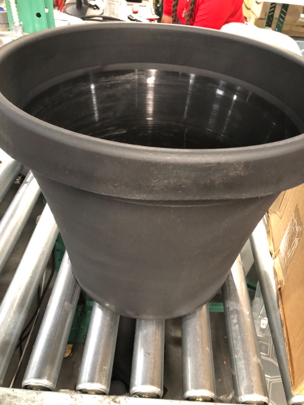 Photo 2 of Bloem Terra Pot 16" Planter - Black