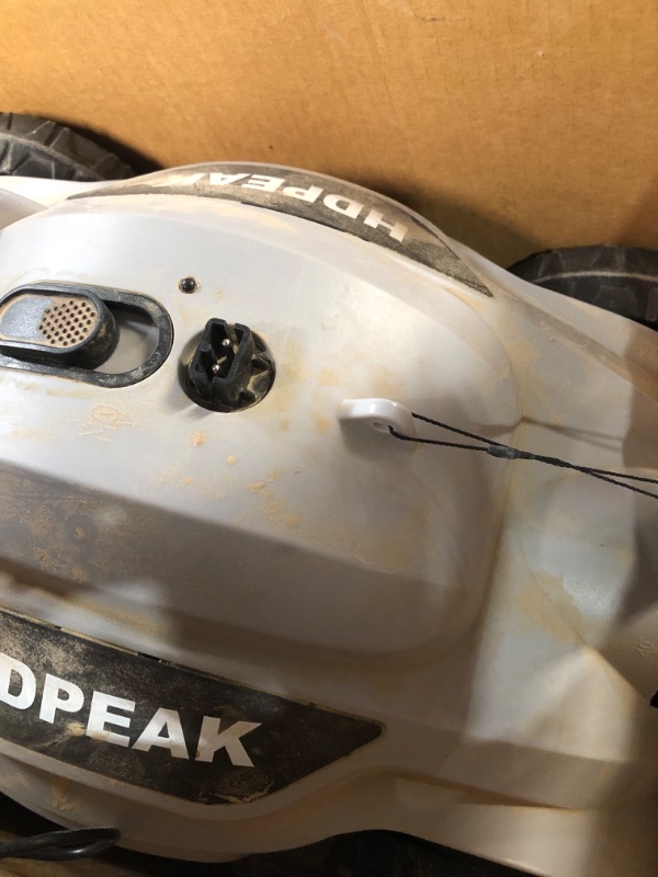 Photo 6 of ***HEAVILY USED AND DIRTY - UNABLE TO TEST - ITEM IS GRAY NOT PINK***
Cordless Robotic Pool Cleaner, HDPEAK Pool Vacuum Lasts 110 Mins, Auto-Parking, Rechargeable, Automatic Cordless Pool Vacuum Ideal, GREY