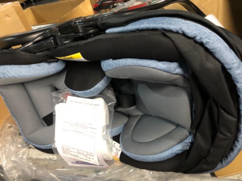 Photo 2 of Baby Trend Secure Snap Tech 35 Infant Car Seat, Chambray , 16.5x16.25x28.5 Inch (Pack of 1)